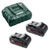 Metabo Akku Ladegerät Asc 55 18v 12v-36v 627044000 + 2x Mafell Akku 4,0 Lihd Cas