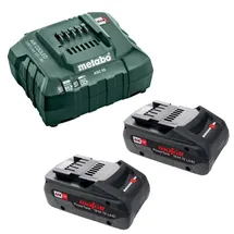 Metabo Akku Ladegerät Asc 55 18v 12v-36v 627044000 + 2x Mafell Akku 4,0 Lihd Cas
