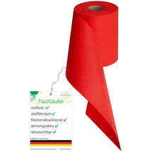 Sensalux Vlies-Tischläufer 15 cm x 25 m Rot