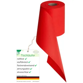 Sensalux Vlies-Tischläufer 15 cm x 25 m Rot