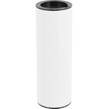 Wagner Möbelbein/Tischbein/Möbelfuß/Systemrohr TENO - Ø 30 x 87 mm, individuell mit TENO System und QuickClick kombinierbar, Stahl weiß, Tragkraft 50 kg - 12161201