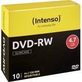 Intenso DVD+RW 4,7GB 4x 10er Spindel