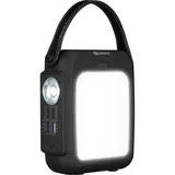 Sandberg Hand Crank Powerbank 20000 mAh, 20 W, 74 Wh), Powerbank, Schwarz