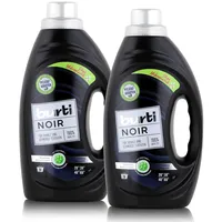 burti Noir Feinwaschmittel 1,45L - Für dunkle & schwarze Textilien (2er Pack)