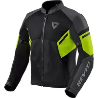 RevIt! Revit GT-R Air 3 Textiljacke Schwarz/Neon-Gelb XL