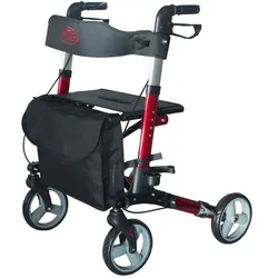 Antar Aluminium Rollator rot 1 St
