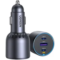 UGREEN 75w 3-Port Fast Car Charger