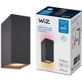 WIZ Wandleuchte Up & Down Kunststoff 15,0 cm dimmbar 690 lm schwarz