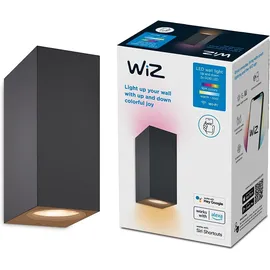 WIZ Wandleuchte Up & Down Kunststoff 15,0 cm dimmbar 690 lm schwarz