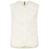 CAMEL ACTIVE Steppweste aus recyceltem Polyester in Knochenweiß |