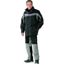 Allwetterjacke 2570 schwarz/zink, Größe M - schwarz/zink - M