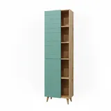 Vicco Rudi Hochschrank 56 x 193 cm Mintgrün Holzwerkstoff