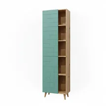 Vicco Rudi Hochschrank 56 x 193 cm Mintgrün Holzwerkstoff