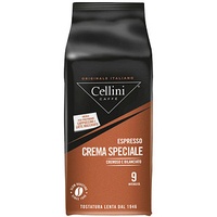 Cellini ESPRESSO CREMA SPECIALE Espressobohnen Arabica- und Robustabohnen kräftig 1,0 kg