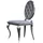 KAWOLA Esszimmerstuhl LINDA Barock Velvet grau