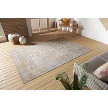 HANSE HOME Teppich HANSE HOME Port Said", rot (creme,rot), B:190cm H:3mm L:280cm, Polypropylen (PP), Teppiche, Teppich, In-& Outdoor, Läufer, Wetterfest, Balkon, Wohnzimmer, Orient
