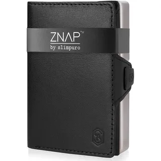 slimpuro Geldbörse unisex Geldbörse schwarz
