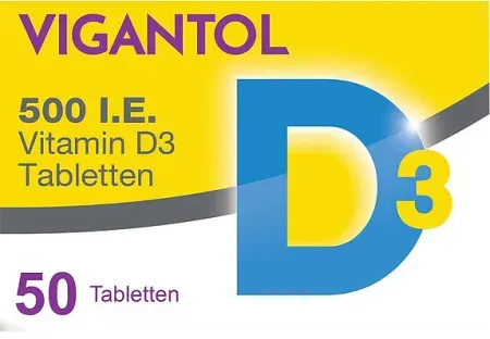 Vigantol 500 I.E. Vitamin D3 50 Tabletten