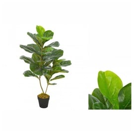 vidaXL Künstliche Pflanze Geigen-Feige mit Topf Grün 90 cm