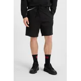 Hugo Sweatshorts mit Label-Print Modell 'Nomario', Black, M