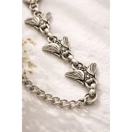 COLLEZIONE ALESSANDRO Kettengürtel Biene Metall silber onesize
