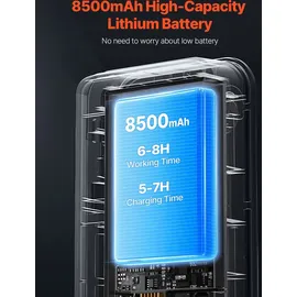 Vevor Kanalkamera, 30 m, 4,3-Zoll-Rohrinspektionskamera, 16-GB-Karte, 3-facher Zoom und 8500-mAh-Akku IP68 wasserdichte Sanitärkamera für Abwasserkanalrohre