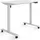 eSmart Germany ETX-121GW 100x60cm Weiß Ergonomischer Steh-Sitz-Schreibtisch auf Rollen Stufenlos elektrisch höhenverstellbar 78,5-128,5cm 3X Memory Aktivitätserinnerung Soft-Start/Stopp