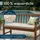 Beautissu Bankauflage 150 x 48 x 5 cm beige 4-tlg.