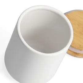 Zeller Vorratsdose Keramik weiß 13,5 cm 0,67 l