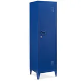 [en.casa] Einzelspind Kurikka 137 x 38 x 38 cm Blau