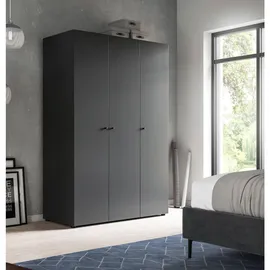 Livetastic Drehtürenschrank DARWIN 120 x 176 x 51 cm Anthrazit
