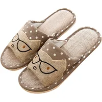 Unisex Gästepantoffeln - Plüsch Pantoffeln rutschfeste Innenbereich Cozy Slippers Flauschige Schlappen Damen Retro-Mode Filz Hausschlappen Frauen Herren Heim Hausschuhe rutschfeste Flache Slippers - 38 EU