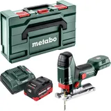 Metabo Metabo, Stichsäge, ST 18 L 90 Akku Stichsäge 18 V 90 mm + 1x LiHD Akku 5,5 Ah + Ladegerät + Metabox