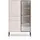 petits-meubles Geschirrschrank 3-türig Mit 1 Schublade  Kaschmir/Schwarz