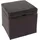 MCW Sitzhocker Carrara Leder + Kunstleder 44 x 45 x 44 cm Braun