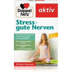Doppelherz Stress - gute Nerven Tabletten zum Stressabbau und für emotionales Wohlbefinden 30 TABL