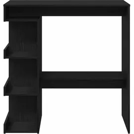 vidaXL Bartisch Schwarz Eichen-Optik 100 x 48 x 101,5 cm Holzwerkstoff