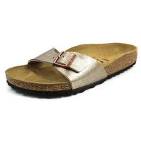 Birkenstock Madrid Birko-Flor schmal graceful taupe 38