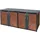 ML-Design Mülltonnenbox 4Er 4 Tonnen 240L 264x80x116,3cm Anthrazit-Rostoptik