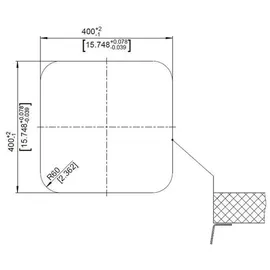 Blanco Supra 400-U edelstahl bürstfinish + Handbetätigung