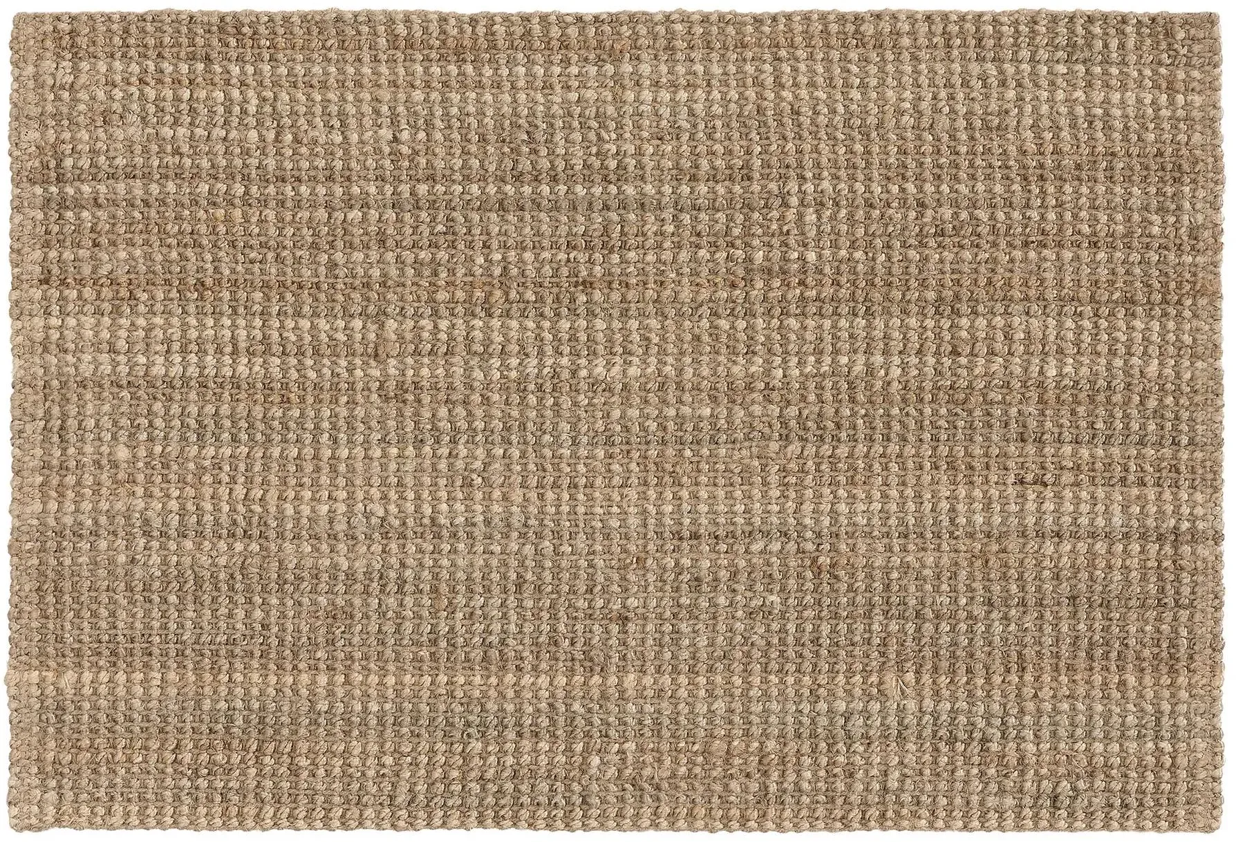 benuta Pure Fußmatte Svea Braun 40x60 cm - Moderner Kurzflor-Teppich für Wohnzimmer