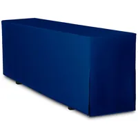 TexDeko Biertischhusse Premium Dunkelblau 220 x 50 cm
