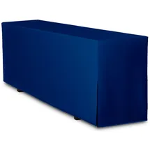 TexDeko Biertischhusse Premium Dunkelblau 220 x 50 cm