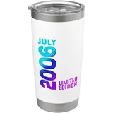 Juli 2006 Jahr 2006 Retro 2006 Vintage Limited Edition Doppelwandiger Edelstahl-Thermobecher