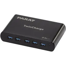 Parat PARAPROJECT TC5 TwinCharge für 5 Geräte USB-A/USB-C