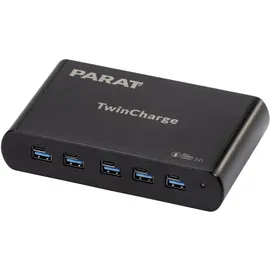 Parat PARAPROJECT TC5 TwinCharge für 5 Geräte USB-A/USB-C