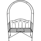 Dekoleidenschaft Rankbogen 110 x 40 x 181 cm Schwarz