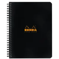 Rhodia 5x Spiralbuch Notebook A5+, 80 Bl kariert 80g,