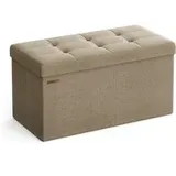 Sitzbank mit Stauraum schwarz