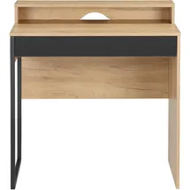 OTTO home Schreibtisch Moid Eiche / Schwarz